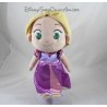 Muñeca Rapunzel DISNEY STORE peluche niña vestido malva 30 cm