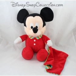 Pijamas 33 cm a rayas de felpa pañuelo rojo Mickey DISNEY NICOTOY