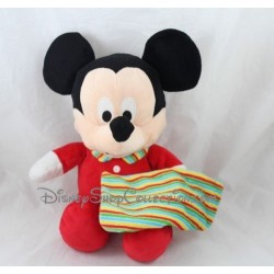 Plüsch Taschentuch Mickey DISNEY NICOTOY-rot gestreiften Pyjamas 33 cm