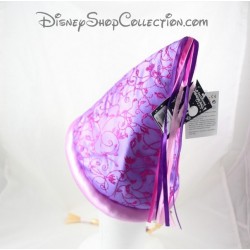 Rapunzel DISNEYLAND Parigi cappello viola fiori capelli biondi Disney 30 cm