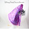 Rapunzel DISNEYLAND Parigi cappello viola fiori capelli biondi Disney 30 cm