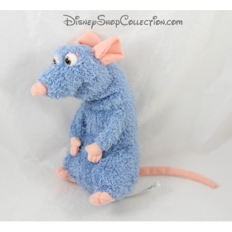 Peluche parla ratto Remy Ratatouille MATTEL DISNEY blu cm 25