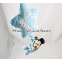 Plüsch musikalische Baby Mickey DISNEY STORE Star blau 22 cm