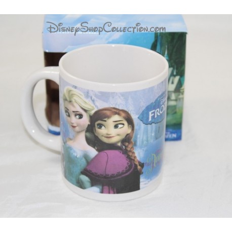 Mug DISNEY Elsa and Anna Frozen ceramic Cup snow Queen