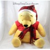 Grande peluche Winnie the Pooh DISNEY NICOTOY Natale sciarpa Cap 40 cm