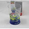Glas Kunststoff Alien DISNEY Toy Story Pixar blau grün 14 cm AUCHAN