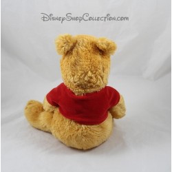 Plush Winnie the Pooh DISNEY STORE coat of arms 22 cm red shirt Pooh