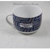 Mickey DISNEYLAND PARIS stripes blue white red Bowl ceramic