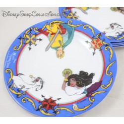 Il piatto di ceramica del gobbo di Notre Dame DISNEY ARCOPAL Esmeralda Djali Phoebus