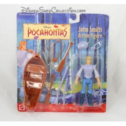 John Smith DISNEY MATTEL Pocahontas Kanu Vintage Action-Figur