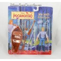Figurine d'action John Smith DISNEY MATTEL Pocahontas canoë vintage