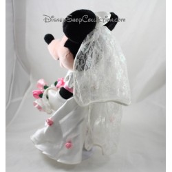 Plush Minnie DISNEYLAND PARIS married bouquet of rose collection wedding Disney 36 cm
