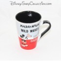Tazza in ceramica rossa di tazza Mickey DISNEY Mickey Mouse Wild Waves grigio 12 cm