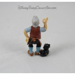 Toppers Juguetes Gepetto & Figaro Bullyland Disney Pinocho Pastel Coleccionables,. 