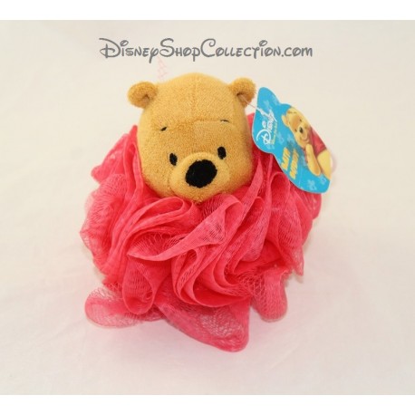 Esponja de baño flor ducha Pooh DISNEY rosa