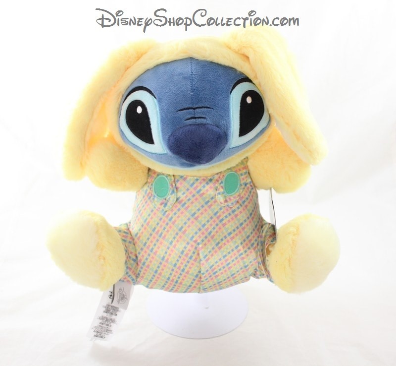Disney Stitch Peluche déguisé en Panpan le lapin 25 cm