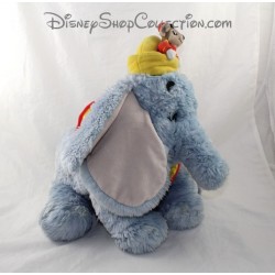 Peluche éléphant Dumbo DISNEY STORE souris Timothée chapeau40 cm