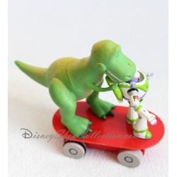 Figur Spielzeug Geschichte DISNEY STORE Buzz der Blitz und Rex der Skateboard Dinosaurier