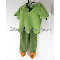 Travestimento ragazzo DISNEYLAND Parigi Peter Pan costume verde Disney 6 anni