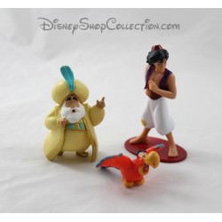 Lot de 3 figurines DISNEY Aladdin, Sultan et Iago