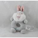 Sonaglio Pan Pan DISNEY STORE Thumper Thumper coniglio grigio rosa Bambi 13 cm