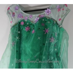 Elsa DISNEY STORE Snow Queen Kostüm eine mattierte Party Kleid Grün 9 / 10 Jahre