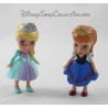 Lot of 2 figurines DISNEY snow Elsa and children Anna 8 cm Queen