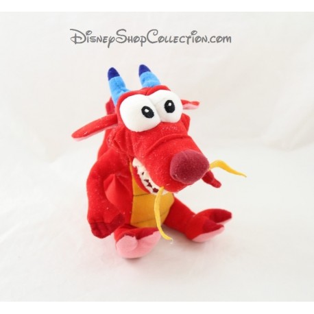 Plush Mushu dragon Mulan DISNEY Disney 17 cm Red