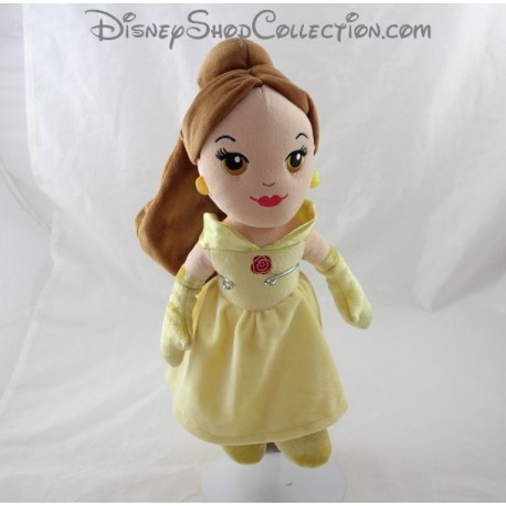 Doll plush beautiful DISNEY NICOTOY beauty and the beast dress yellow 32 cm
