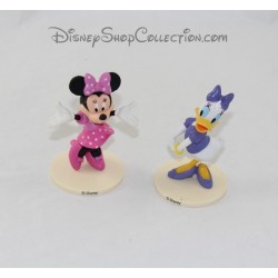 Lote 2 DISNEY Minnie y Daisy Figura 9 cm plástico de estatuillas de