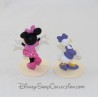 Lot 2 DISNEY Minnie and Daisy figurine 9 cm plastic figurines