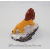 Simba adulto la estatuilla de cerámica Rey León Mufasa DISNEY en su roca 14 cm