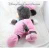 Peluche Minnie souris DISNEY BABY range pyjama salopette rose 60 cm