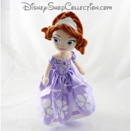 Plush doll NICOTOY Disney Princess Sofia dress purple 33 cm