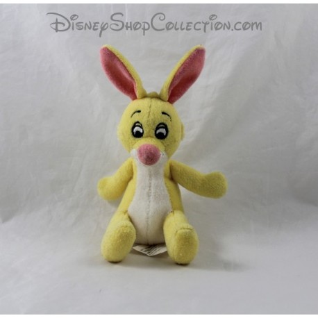 Mini plush rabbit DISNEYLAND PARIS Winnie the Pooh yellow Disney 12 cm