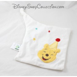 Partido de plano frazada oso DISNEY BABY Winnie the Pooh blanco sombrero 23 cm