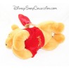 Plush Winnie the Pooh DISNEY STORE with Roo on his back heart 32 cm