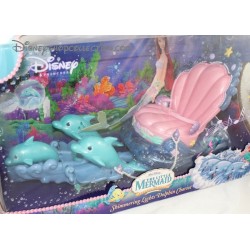 La pequeña sirena Mattel brillante luces carro Ariel DISNEY Dolphin