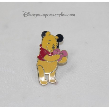 Pin's Winnie l'ourson DISNEYLAND PARIS coeur to : Pooh de 4 cm