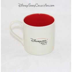 Mug Mickey DISNEYLAND PARIS letter K red beige ceramic Cup