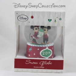 14 cm Schnee Kugel Schneekugel Mickey Minnie DISNEY STORE Weihnachten 2014