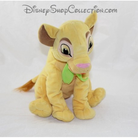 Peluche leone Simba NICOTOY Disney la foglia di leone verde al collo 28cm sciarpa re