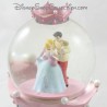 SnowGlobe musical DISNEY Cinderella Crown bola de nieve rosa 19 cm