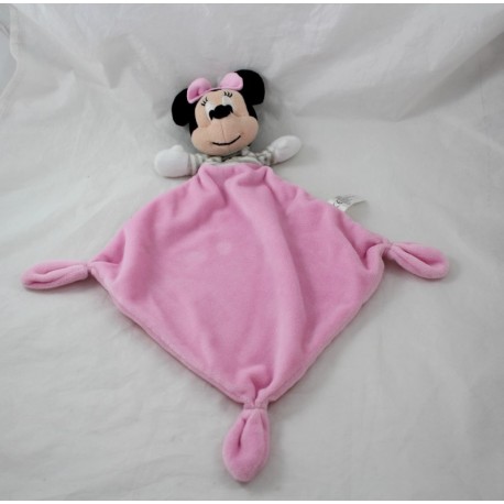 Flat mantita Minnie Disney Nicotoy Rhombus gris rosa 40 cm