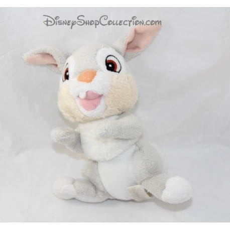 Conejito de peluche Bunny pan pan DISNEY NICOTOY gris blanco Panpan 18 cm