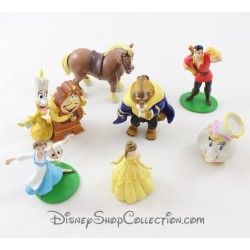 Pack von 7 DISNEY Figuren die Belle und das Tier Gaston,