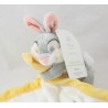 Blankie Bunny Pan Pan DISNEY STORE handkerchief yellow white Panpan 