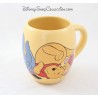 Mug Winnie the Pooh DISNEY STORE giallo Burriquet Winnie e porcellanatura