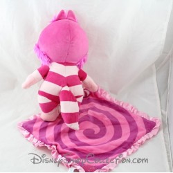 Peluche Cheshire chat DISNEY PARKS Alice au pays des merveilles bébé Disney Babies rose 30 cm