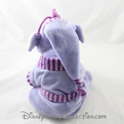 Plush elephant DISNEY NICOTOY lumpy bathrobe purple 23 cm